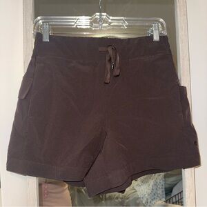Women's Brown Pocket Shorts